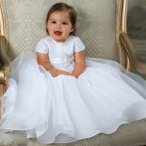 Sarah Louise Christening Gown and Bonnet 001032